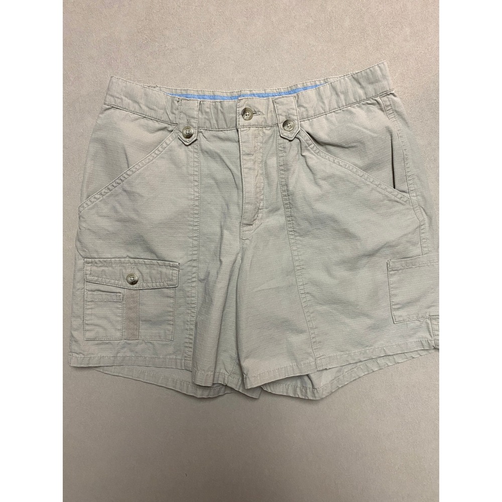 Columbia Womens Tan Ripstop Cargo Hiking Shorts Khaki AL4355 Size 10